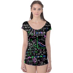 Math Linear Mathematics Education Circle Background Boyleg Leotard  by Bangk1t