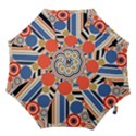 Geometric Abstract Pattern Colorful Flat Circles Decoration Hook Handle Umbrellas (Small) View1