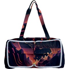 Fire Flame Burn Hot Heat Light Burning Orange Multi Function Bag by pakminggu