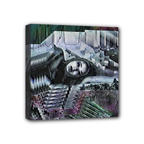Cyberpunk Drama Mini Canvas 4  X 4  (stretched) by MRNStudios