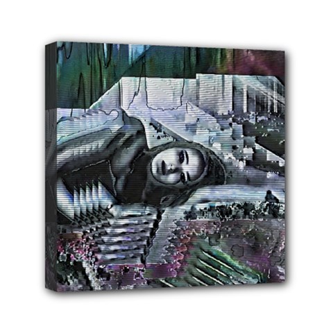Cyberpunk Drama Mini Canvas 6  X 6  (stretched) by MRNStudios