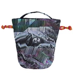 Cyberpunk Drama Drawstring Bucket Bag by MRNStudios
