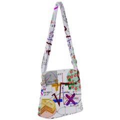 Mathematics Formula Physics School Zipper Messenger Bag by Grandong
