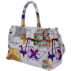Mathematics Formula Physics School Duffel Travel Bag by Grandong