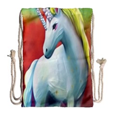 Unicorn Design Drawstring Bag (large) by Trending