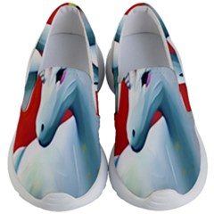 Unicorn Design Kids Lightweight Slip Ons by Trending