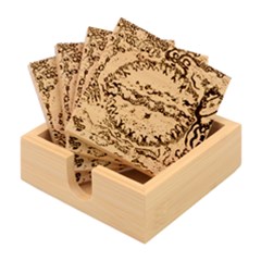 Supersonic Sunblast Bamboo Coaster Set by chellerayartisans