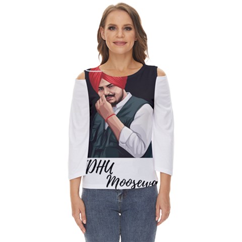 Moosewala Cut Out Wide Sleeve Top by Mayank