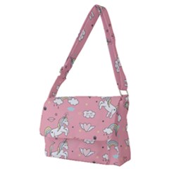 Cute-unicorn-seamless-pattern Full Print Messenger Bag (m) by pakminggu