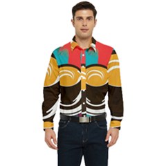 Coffee Tea Cappuccino Men s Long Sleeve  Shirt by uniart180623