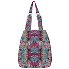 Blended Arabesque Center Zip Backpack by kaleidomarblingart