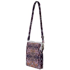 Ochre On Pink Arabesque Multi Function Travel Bag by kaleidomarblingart