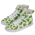 Vegetable Pattern With Composition Broccoli Women s Hi-Top Skate Sneakers View2