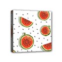 Seamless Background Pattern with Watermelon Slices Mini Canvas 4  x 4  (Stretched) View1