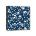 Cute Seamless Owl Background Pattern Mini Canvas 4  x 4  (Stretched) View1