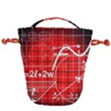 Geometry-mathematics-cube Drawstring Bucket Bag View1