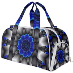 Kaleidoscope-abstract-round Burner Gym Duffel Bag by Bedest