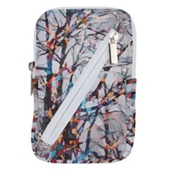 Forest-abstract-artwork-colorful Belt Pouch Bag (large) by Bedest