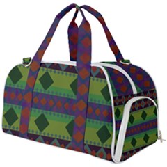 Background-batik 01 Burner Gym Duffel Bag by nateshop