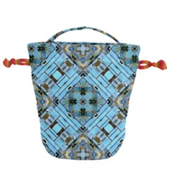 Iphone-background-wallpaper Drawstring Bucket Bag by Bedest