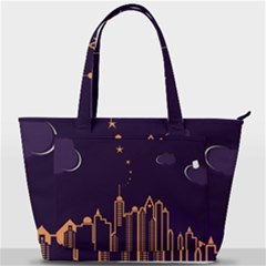 Skyscraper Town Urban Towers Back Pocket Shoulder Bag  by pakminggu