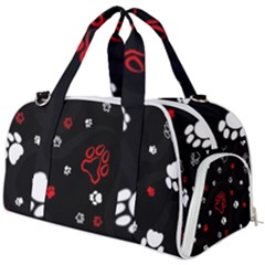 Art Pattern Traces Paw Burner Gym Duffel Bag by pakminggu