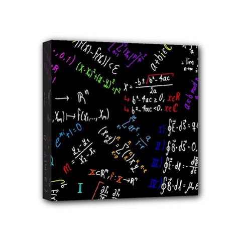 Mathematics  Physics Maths Math Pattern Mini Canvas 4  X 4  (stretched) by pakminggu