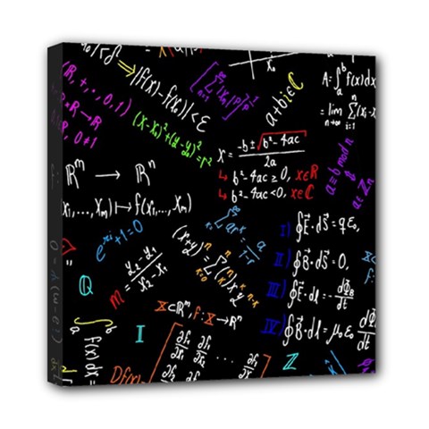 Mathematics  Physics Maths Math Pattern Mini Canvas 8  X 8  (stretched) by pakminggu