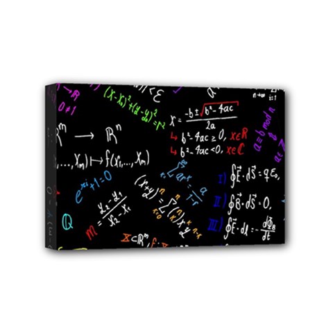 Mathematics  Physics Maths Math Pattern Mini Canvas 6  X 4  (stretched) by pakminggu