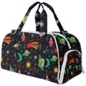 Space Seamless Pattern Burner Gym Duffel Bag View1