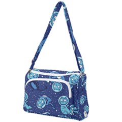 Cat Spacesuit Space Suit Astronauts Front Pocket Crossbody Bag by pakminggu