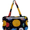 Circle Illustration Space Art Cute Pattern Multi Function Bag View2