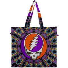 Gratefuldead Grateful Dead Pattern Canvas Travel Bag by Cowasu
