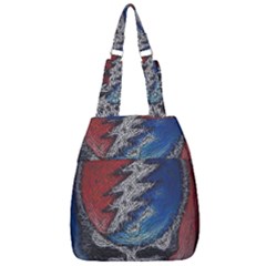 Grateful Dead Logo Center Zip Backpack by Cowasu