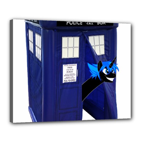 Tardis-doctor-who Canvas 20  X 16  (stretched) by Cowasu