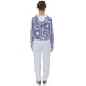 Pattern-non-seamless-background Women s Slouchy Sweat View2
