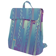 Non-seamless-pattern-background Flap Top Backpack by Cowasu
