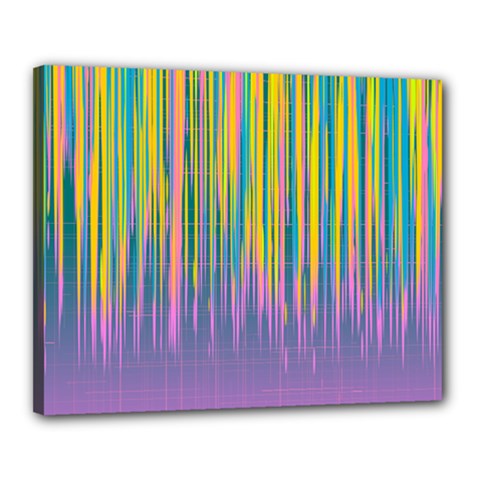 Background-colorful-texture-bright Canvas 20  X 16  (stretched) by Cowasu