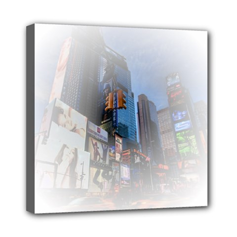 New York City Mini Canvas 8  X 8  (stretched) by Sarkoni