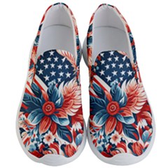 America Pattern Men s Lightweight Slip Ons by Valentinaart