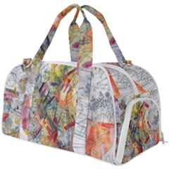 Abstract Background Pattern Burner Gym Duffel Bag by Bedest