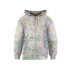 London City Map Kids  Zipper Hoodie by Bedest