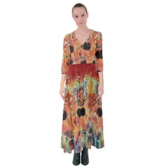 Indonesia-lukisan-picture Button Up Maxi Dress by nateshop