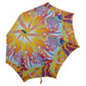 Multicolored Optical Illusion Painting Psychedelic Digital Art Hook Handle Umbrellas (Small) View2