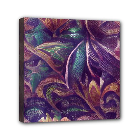 Abstract African Art Backdrop Mini Canvas 6  X 6  (stretched) by Proyonanggan