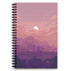 Aesthetic Pixel Art Landscape 5 5  X 8 5  Notebook by Sarkoni