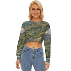 Anime Scenery Drawing Sky Landscape Cloud Cartoon Lightweight Long Sleeve Sweatshirt by Sarkoni