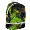 Machine Technology Circuit Electronic Computer Technics Detail Psychedelic Abstract Pattern Zip Bottom Backpack View2