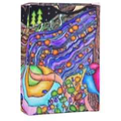 Nature Moon Psychedelic Painting Playing Cards Single Design (rectangle) With Custom Box by Sarkoni