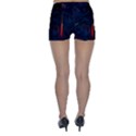 Architecture City Pixel Art Skinny Shorts View2